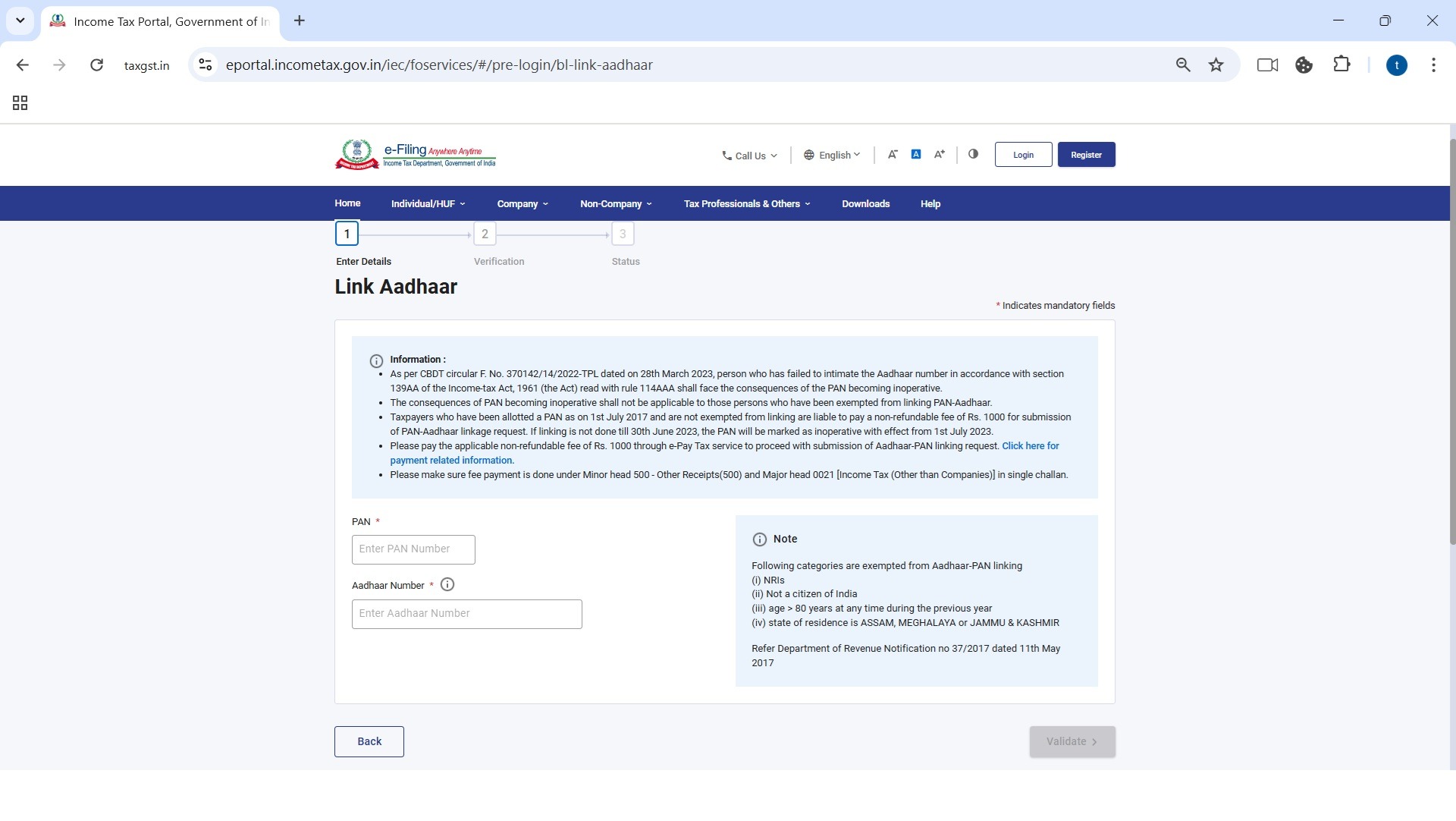 Link Your PAN with Aadhaar Before December 31, 2025