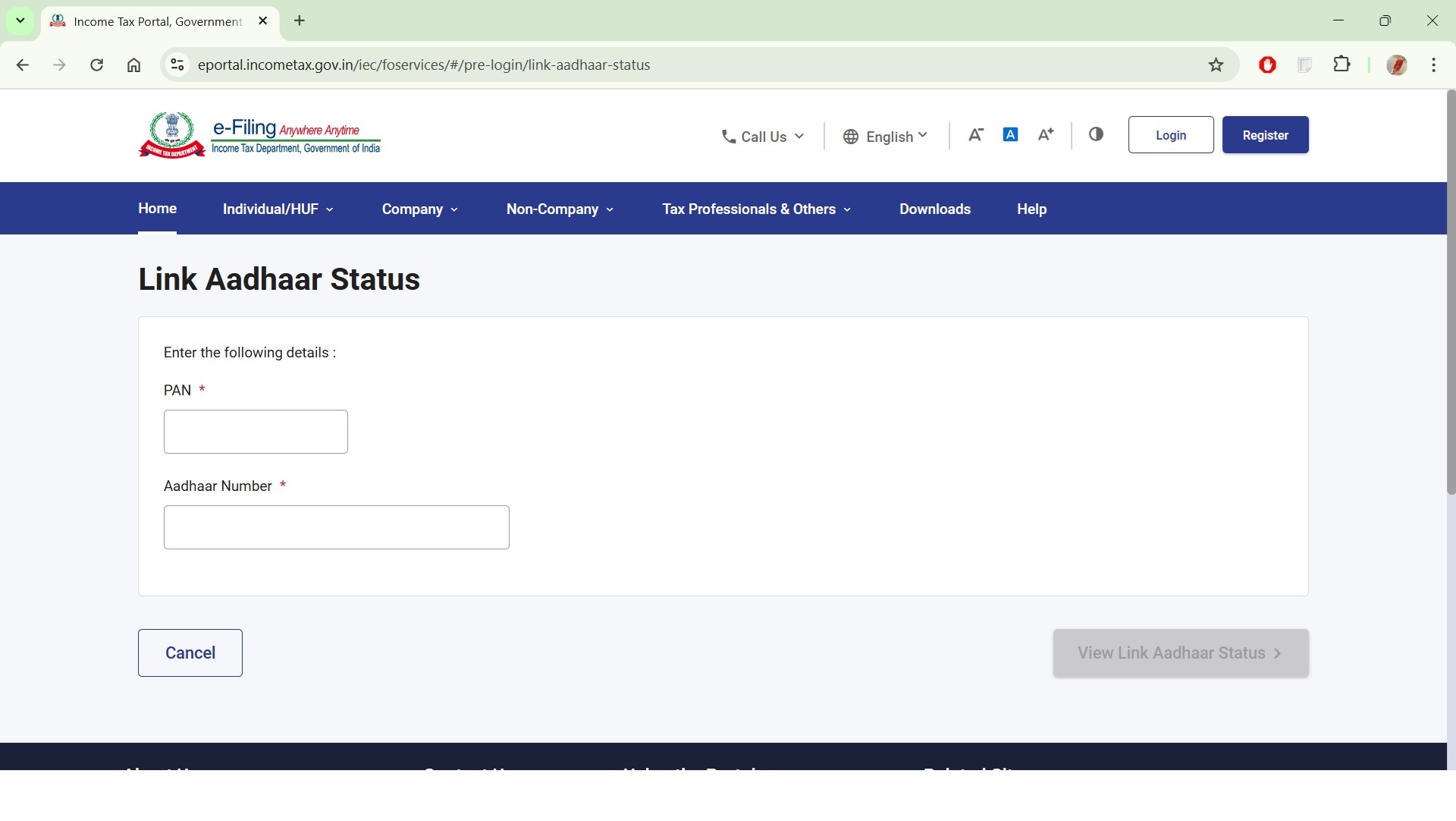 How to Check Your PAN-Aadhaar Link Status
