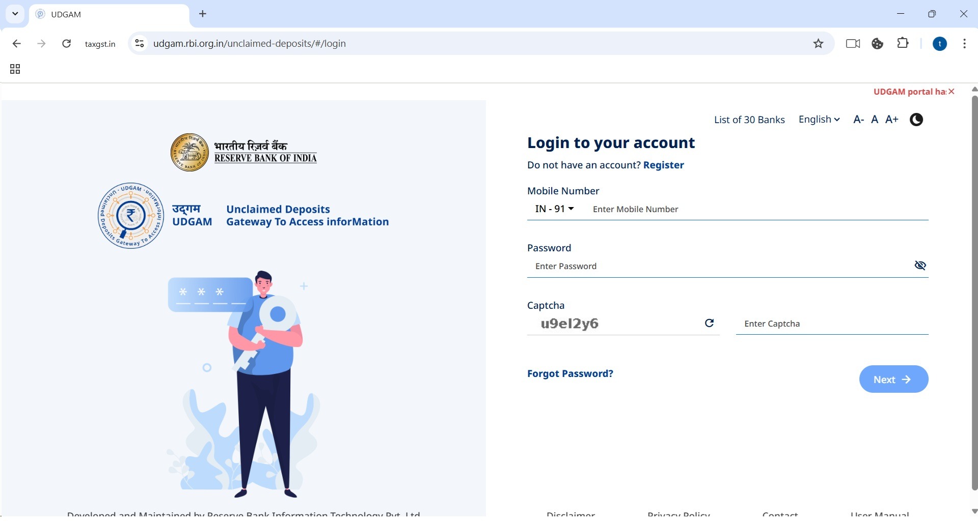 RBI UDGAM Portal: Find & Claim Forgotten Money from Old Bank Accounts 4 Udgam rbi