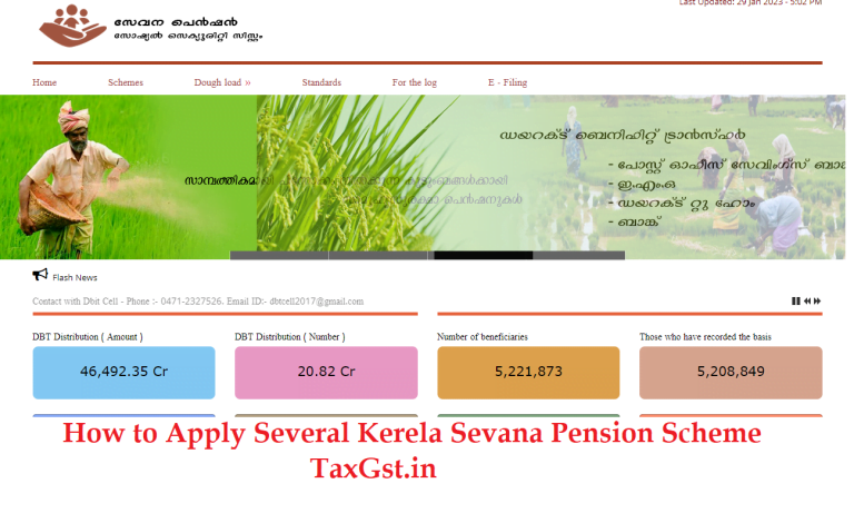How to Apply Several Kerela Sevana Pension Scheme