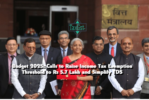 Raise Income Tax Exemption Threshold to Rs 5.7