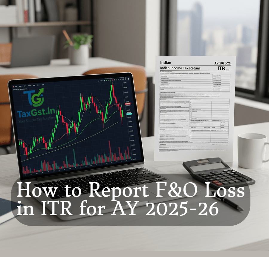 How to Report F&O Loss in ITR for AY 2025-26