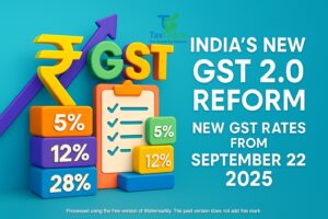 New GST Rates from September 22, 2025