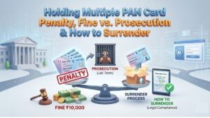 Penalty on Holding Multiple PAN Card