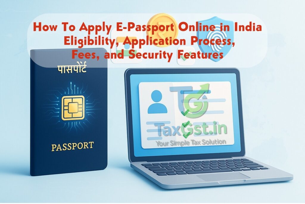How To Apply E-Passport Online in India