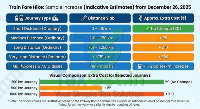 Train Fare Hike From December 26