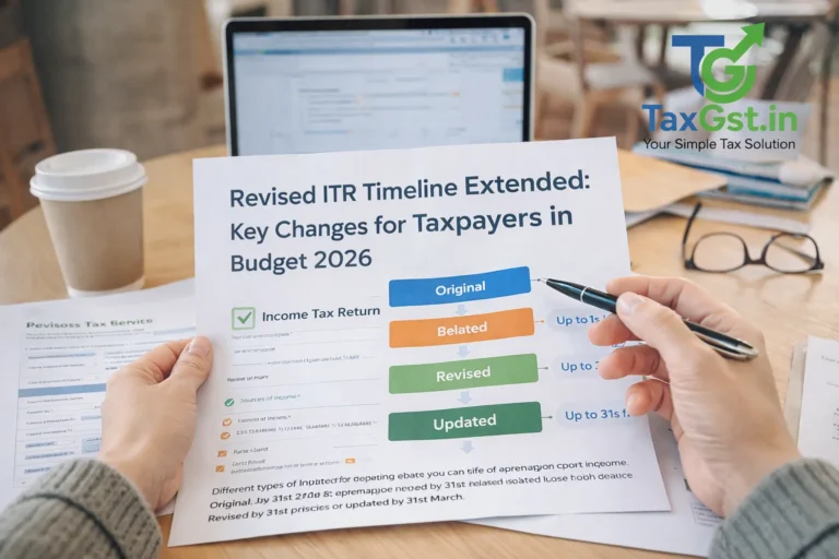 Revised ITR Timeline Extended: Key Changes for Taxpayers in Budget 2026