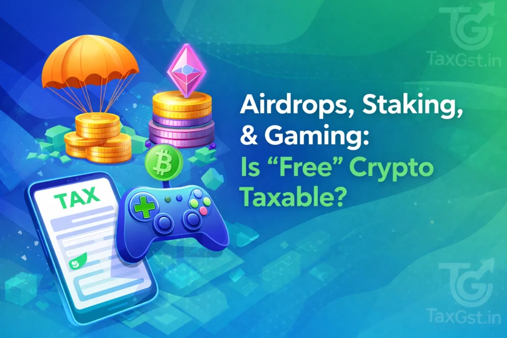 Airdrops, Staking, & Gaming: Is “Free” Crypto Taxable?
