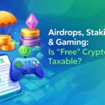 Airdrops, Staking, & Gaming: Is “Free” Crypto Taxable?