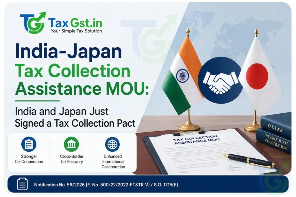 India-Japan Tax Collection Assistance MOU