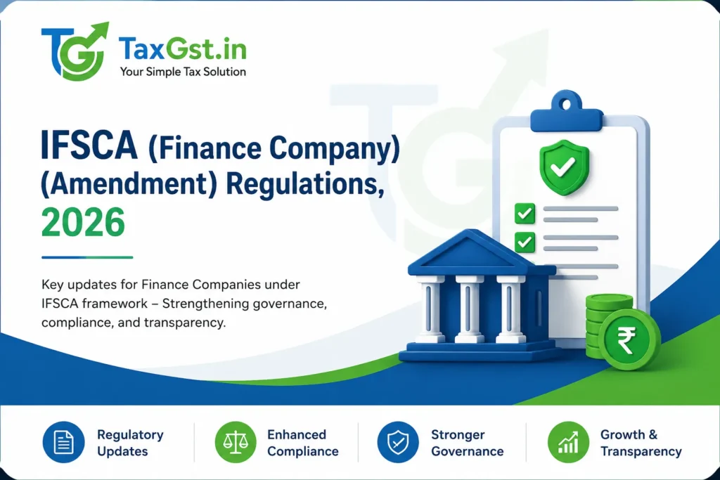 IFSCA (Finance Company) (Amendment) Regulations, 2026