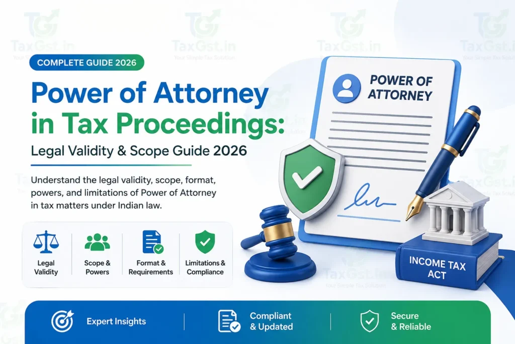 Power of Attorney in Tax Proceedings