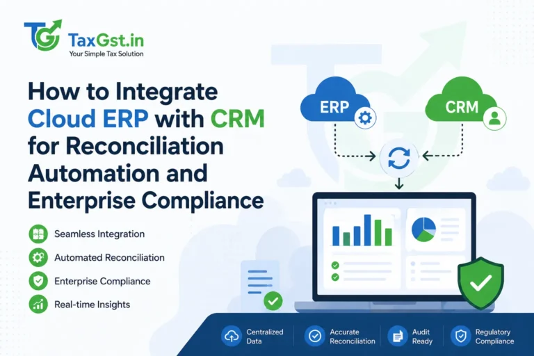 Cloud ERP with CRM for Reconciliation Automation