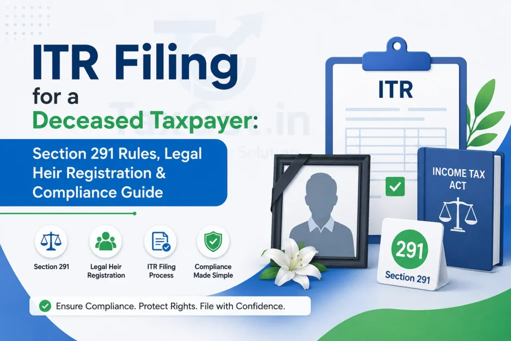 ITR Filing for a Deceased Taxpayer: Section 291