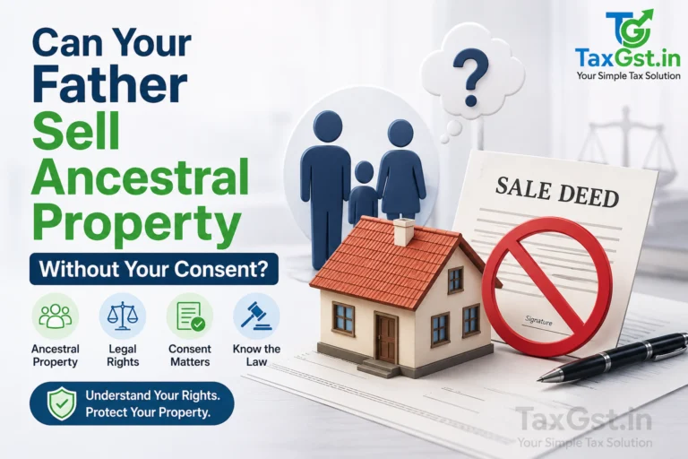 Can Your Father Sell Ancestral Property Without Your Consent?