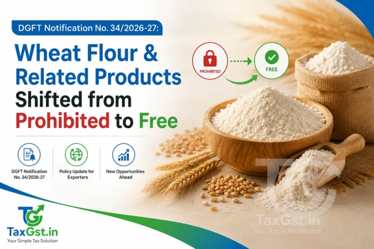 DGFT Notification No. 34/2026-27