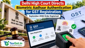 Remove term: Biometric Aadhaar Authentication for GST Registration Biometric Aadhaar Authentication for GST Registration