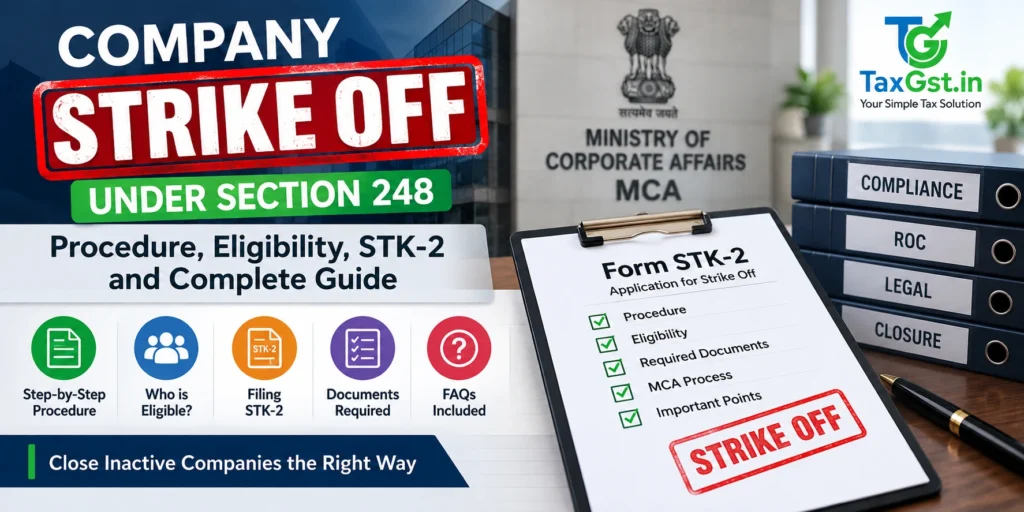 Company Strike Off Under Section 248
