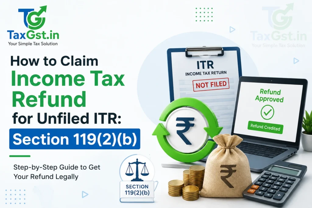 How to Claim Income Tax Refund for Unfiled ITR: Section 119(2)(b)