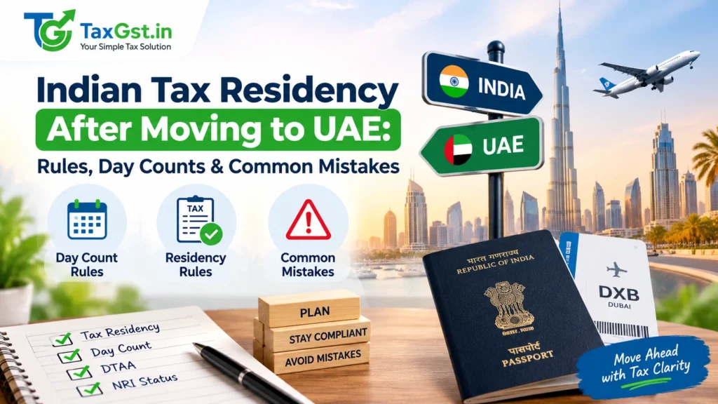 Indian Tax Residency After Moving to UAE: Rules, Day Counts & Common Mistakes 1 Indian Tax Residency After Moving to UAE