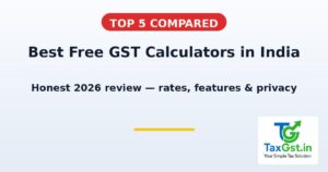 Best Free GST Calculators in India (2026): 5 Compared Honestly