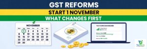 GST Reforms Roll Out From 1 November 2026: Faster Registration and Refunds First, Law Changes From April 2027