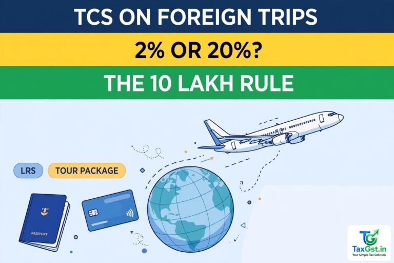 TCS on Foreign Trips & LRS Remittances 2026: 2% vs 20% Rates Explained