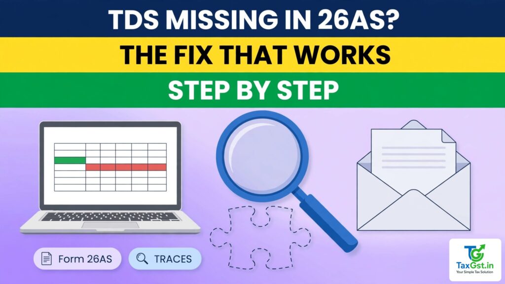 TDS Deducted But Missing From Your 26AS/AIS? The Fix Path 1 TDS Deducted But Missing From Your 26AS/AIS? The Fix Path