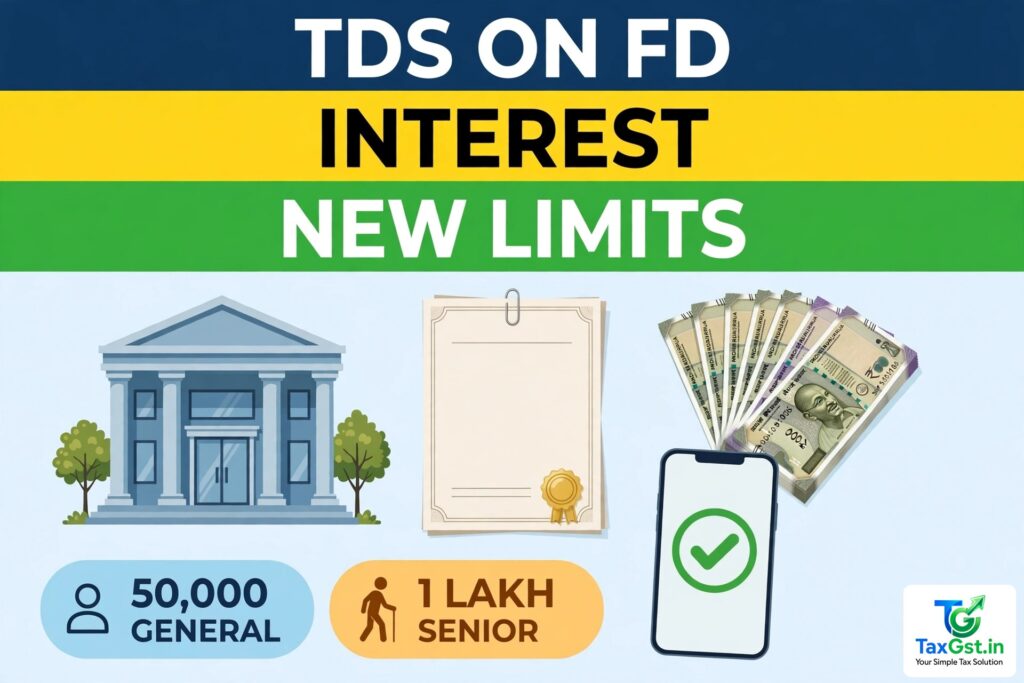 TDS on FD Interest: New Thresholds, 10% Rate and the No-PAN Trap